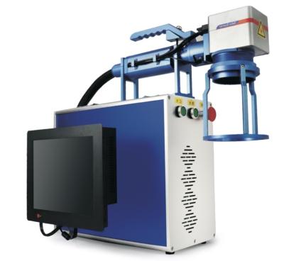 China Air Cooled 30watt Handheld Fiber Laser Marking Machine For Digital Product for sale