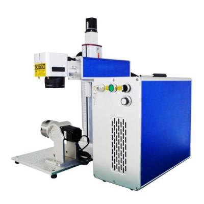 China Air Cooled 30W Fiber Laser Marking Machine For All Kinds Of Metal And Plastic Products for sale