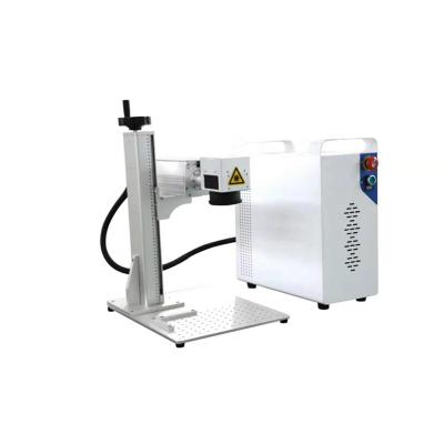 China Air Cooled 20W / 30W Portable Fiber Laser Marking Machine For Metal And Plastic Products for sale