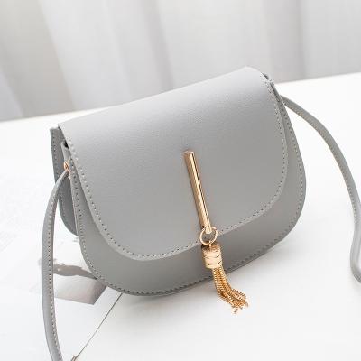 China Fashion Faux Leather Tassel Handbags 2020 Cross Women - Leather Wallet Bolsa Sling Bag For Ladies Messenger Flap PU Body Bag Small Cell Phone for sale