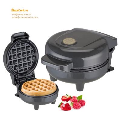 China Electric Mini Waffle Iron Adjustable Thermostat with Fixed Non-Stick Coating 11.2cm Waffle Plate Ideal for Waffle Bites Maker for sale