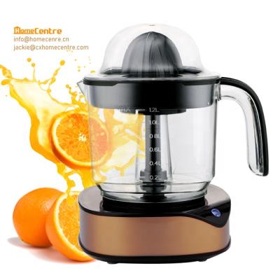 China Household 1.2L Electric Citrus Juicer With Stainless Steel Decorating Housing Plate for sale