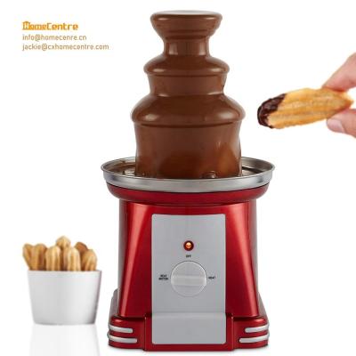 China Household Electric Chocolate Fountain With Stainless Steel Link for sale