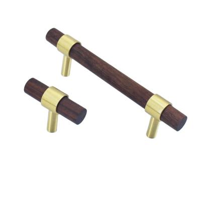 China Craftsman Wholesale Black Walnut Brass Sideboard Handles Drawer Pulls Hardware 2022 for sale