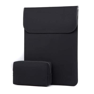 China Custom Black Large Capacity 15-16 Inch Laptop Sleeve Case Compatible For MacBook Pro for sale