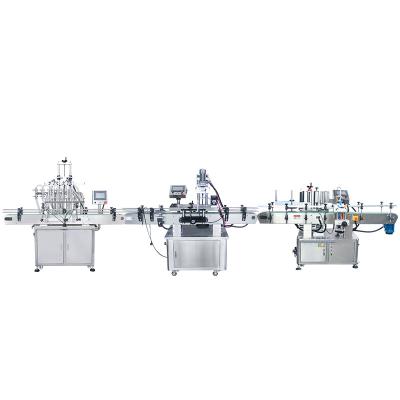 China Automatic Food Bottle Filling And Capping Machine For Shampoo Oil Cosmetic Production Line Manufacturer for sale