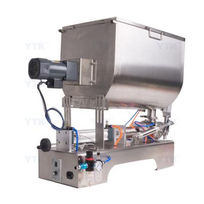 China YTK Motor Lager Gelate Honey Paste Cooking Oil Cream Cosmetic Bottle Sanitizer Hand Mix Filling Machine for sale