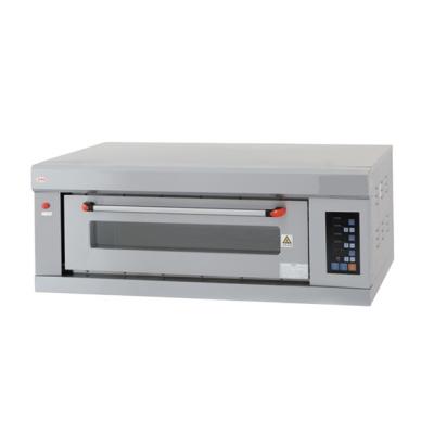 China Full Stainless Bakery Digital Controller Gas Deck Oven With Stone For Pizza And Bread for sale