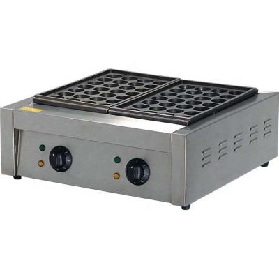 China Commercial high quality commercial ball takoyaki electric fish grill for sale