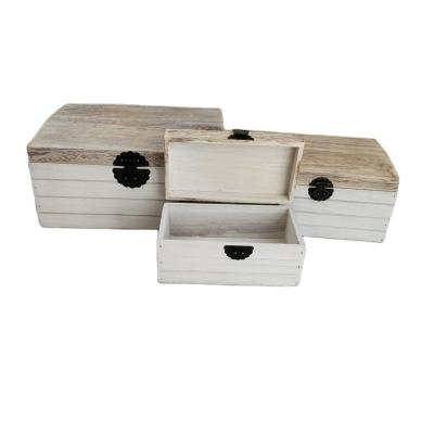 China 2022 viable new high quality modern solid wood storage box small desktop wooden storage box with cover for sale