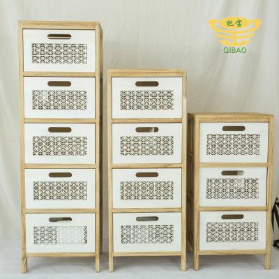 China Factory Direct Sale Customized Contemporary Multilayer Wood Drawer Cabinet Bedroom Storage Furniture Drawer Cabinet for sale