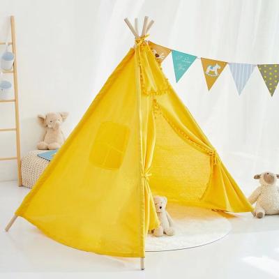 China Baby Teepee Tent Baby Teepee Tents Decoration Portable Mat Tents Decoration Toy Kids Children's Indoor Outdoor Play Room for sale