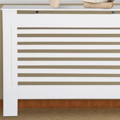 China Modern European Style MDF Radiator Cabinet Unpainted Radiator Heater Cover for sale