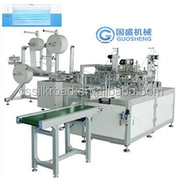 China Disposable Face Mask Making Non Woven Fabric Full Automatic 3 Ply Face Mask Machine Making Sewing Machines for sale