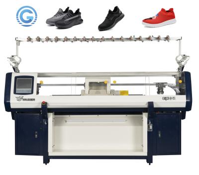 China Flat Knitting Machine Computerized Three System Jacquard Shoe Upper For Shoes Flat Knitting Machine Shoe Upper for sale