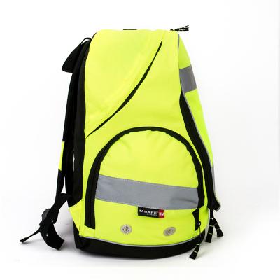 China Large Capacity Waterproof Waterproof Sports Backpack With Shoe Compartment For Men Women Shoulder Reflective Sports Bag for sale