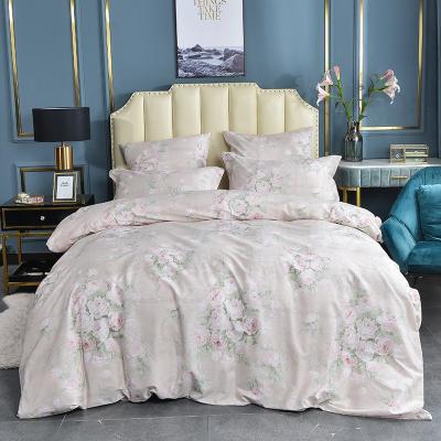 China Nondisposable Premium Cotton Bed Sheet Set Wholesale 6Pcs Bedding Set With Pillows for sale