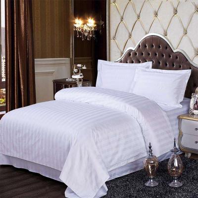 China Wholesale Best Price Cotton Bed Sheet Nondisposable Set Hotel Bedding for sale