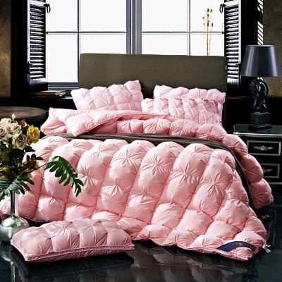 China Vacuum Compression Best Price Designer Girls Pinch Pleat Luxury Comforters for sale