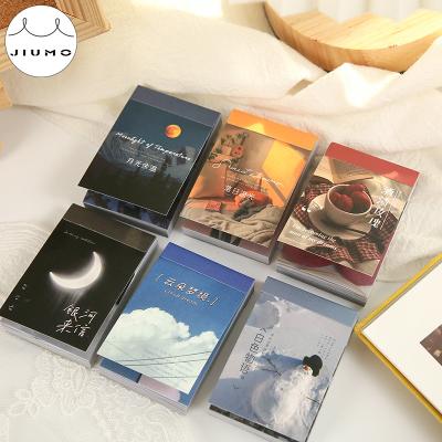 China Soft Sticker 6 Decorative Designs Collection Series Sticker Book Coated Stationery Office Supplies Notepad JIUMO Paper Creative Handmade Sticker for sale