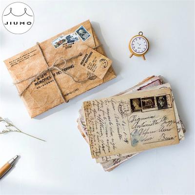 China 30pcs/box Retro Europe Souvenirs Restore Postcard Vintage Style Stationery Creative Writing Gift Greeting Postcards for sale