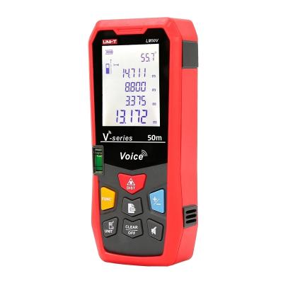 China UNIT LM50V/LM70V/LM100V electronic laser range finder ruler with USB charging, voice broadcast function 2.0-inch display. LM70V for sale