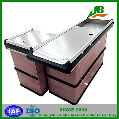 China Corrsion Protection Cashier Table Supermarket Checkout Counter For Sale for sale