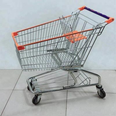 China American Unveiling Style Shopping Cart Trolley China Manufacture Supermarket Trolley for sale