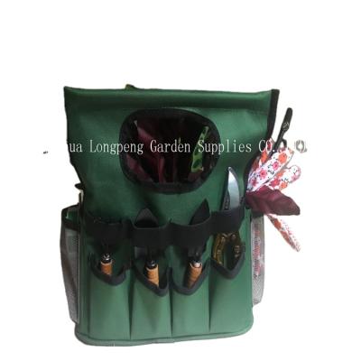 China 2018 GARDEN TOOL KIT Heay-duty 600D Oxford Garden Tool Kit with handles .waterproof bag for sale