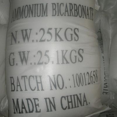 China White crystal Ammonium Bicarbonate Powder CAS 1066-33-7 Industry Grade for sale