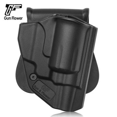 China Strong Durality Gunflower Revolver Firearm Leg / Size Hard Polymer OWB Plastic Holster For J Beretta 1911 92 Sight Taurus PT24-7 Sig Sauer P320 Colt for sale