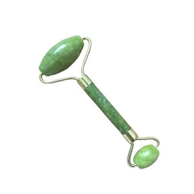 China direct original gua sha stone jade sha roller logo 3d face making facial roller jade for sale