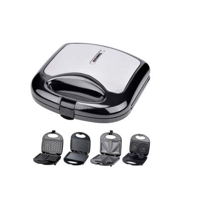 China Detachable Household Dishes Waffle Maker Grill and Sandwich Maker Grill Maker 4 in 1 for Homeuse with GS for sale