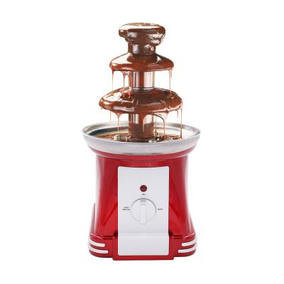 China To Hold Chocolate Cream and Fruit Electronic Mini Household Chocolate Fondue Fountain for Sale for sale