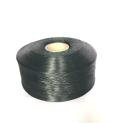 China Anti-UV Multifilament PP Thread Black Color 900 Denier Favorable Price PP Thread FDY Recycled For Webbing for sale