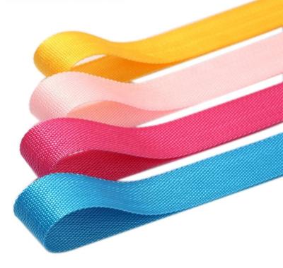 China Viable Factory Wholesale Custom Colored Dyed 5mm To 150mm Yarn Polypropylene Webbing PP Tape for sale