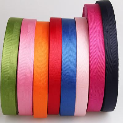 China Factory Durable Soft 20mm 30mm 40mm 50mm Polypropylene Strip Woven Pattern PP Herringbone Webbing for sale