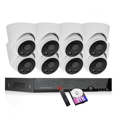 China Home 1080P 4K Video IP Wireless Camera Set System POE 8Mp 4CH 8CH Wifi NVR Kit Security CCTV Surveillance System xmeye ip camera for sale