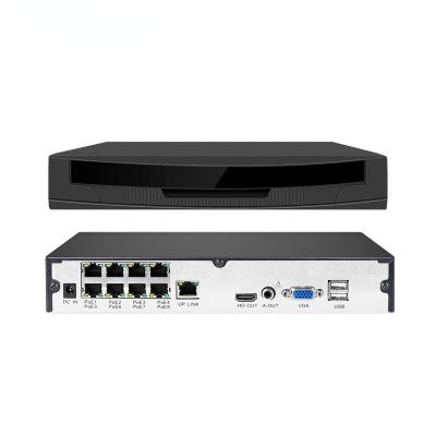 China H.265 POE NVR XMEYE Cloud Network Video Recorder with 8 Channels NVR 8CH POE xmeye ip camera for sale