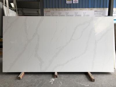 China Calacatta Gold Quartz For Kitchen Countertop Backsplash Quartz Carrara White Quartz Stone for sale