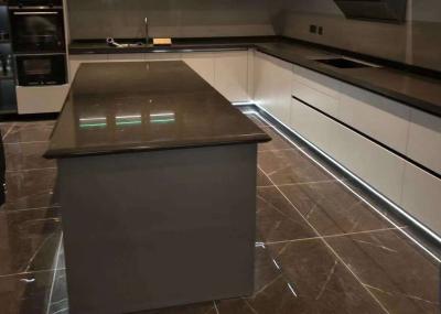 Κίνα Ανθεκτικός διακοσμητικός Countertops 93% χαλαζία κεραμιδιών πατωμάτων καφετής χαλαζίας φύσης προς πώληση