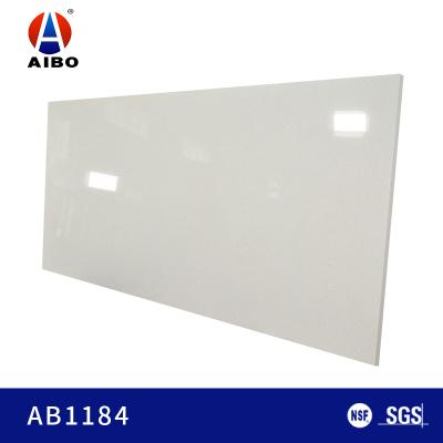 China Rostfreier 3000*16000MM klarer weißer Quarz-Glas-Küche Countertop zu verkaufen