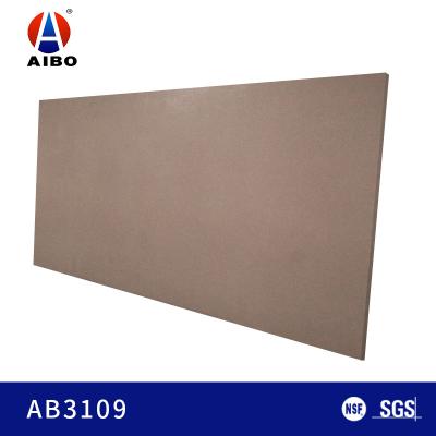 China Pure Brown Color Quartz Stone Kitchen countertop 6mm 8mm 10mm Thickness for sale