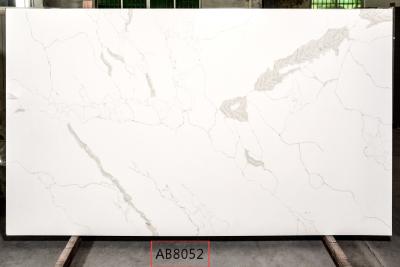 China Nicht giftiger heller weißer künstlicher Quarz Steincountertops-Küche Countertop-Material-Quarz zu verkaufen