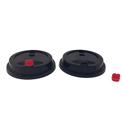 China Non-Refillable disposable plastic PLA cup lid cover universal coffee cup lid for sale