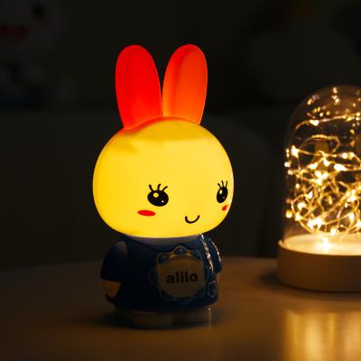 China Alilo Smart Teaching Machine Bedtime Storyteller Music Player English Robot Toddler LED Light Up Toys For Children for sale