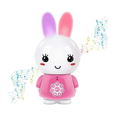 China Alilo Modern Baby LED Lullaby Rechargeable Cute Kids Story Music Children Toys Teaching Machine Bunny Night Light for sale