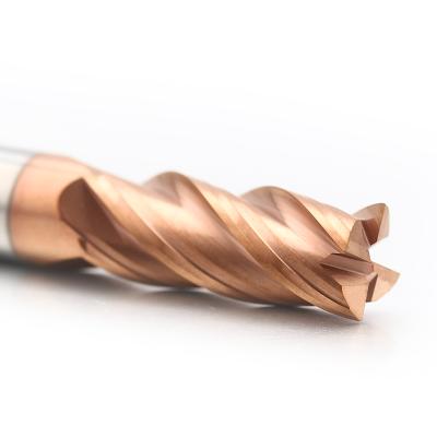 China HRC60 Hard Carbide Flute Milling Cutter Dohre Hardness Blade Square End Mill 4. Coating For Mold Steel for sale