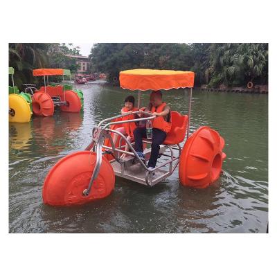 China Polythyleno cheap price factory sale direct big wheel sea water pedal tricycle for sale