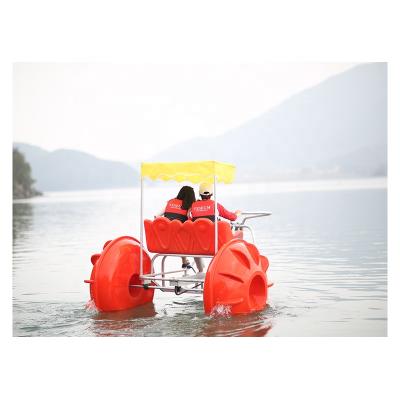 China Polythyleno Three Big Wheel Water Tricycle Rotomoulding Sea Bike for sale